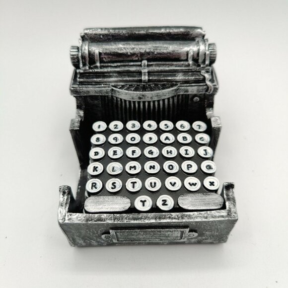 Retro Typewriter Theme Beverage Coaster Set With 4 Coasters Gift for Writer - Picture 2 of 7